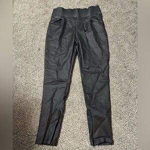 SOLD Sz 10 pleather lined high rise pants